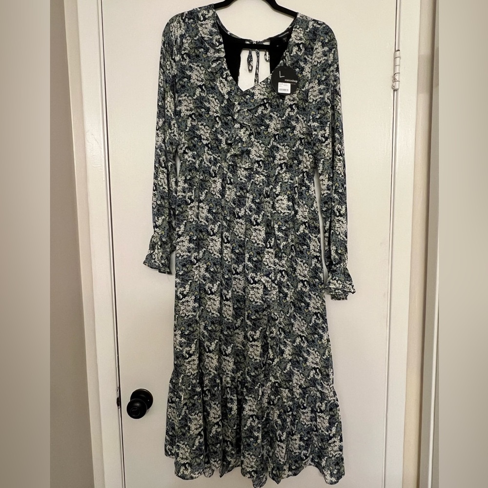 Mittoshop Aplin Ruffle Dress, Size Large, NWT